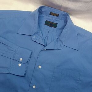 Alexander Julian Colours Shirt Mens XL Blue Long Sleeve Button Down Dress Pocket